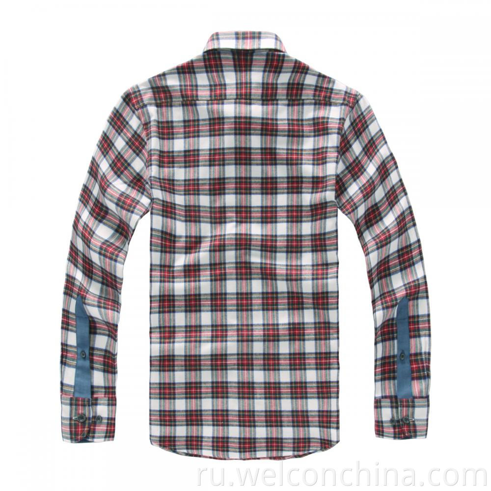 Cotton Checked Pattern Shirt Jpg